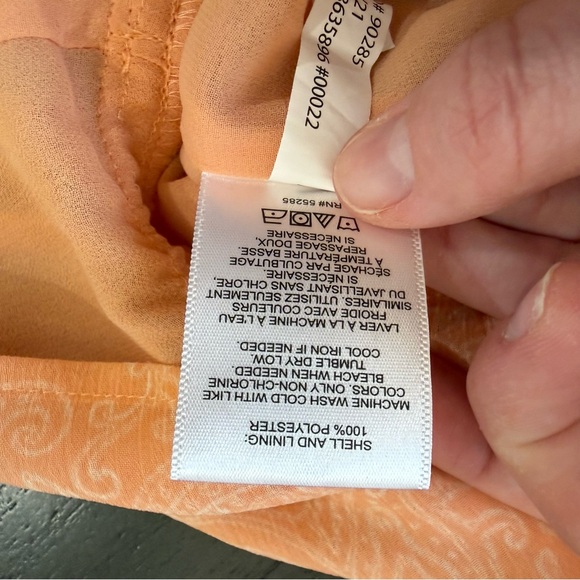 Vitamin C Orange Paisley Peplum | Romantic Maximalist Cami - Picture 6 of 7